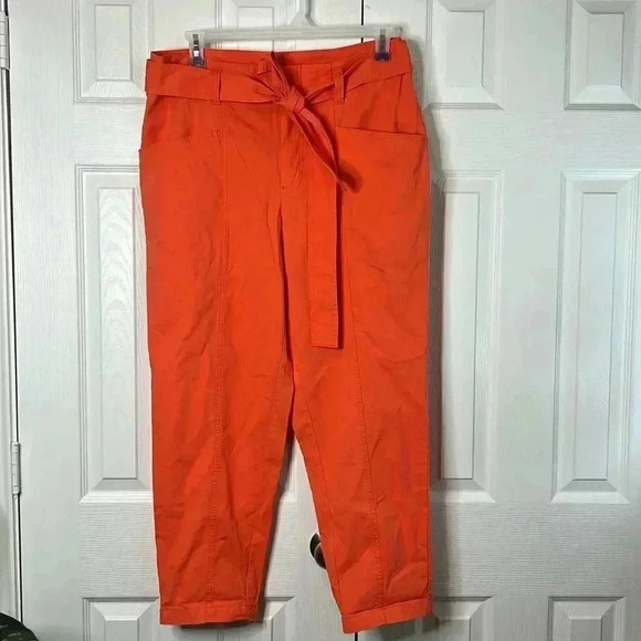 A New Day High-Rise Tapered Ankle Tie
Front Pants, Color Orange - Picture 4 of 15